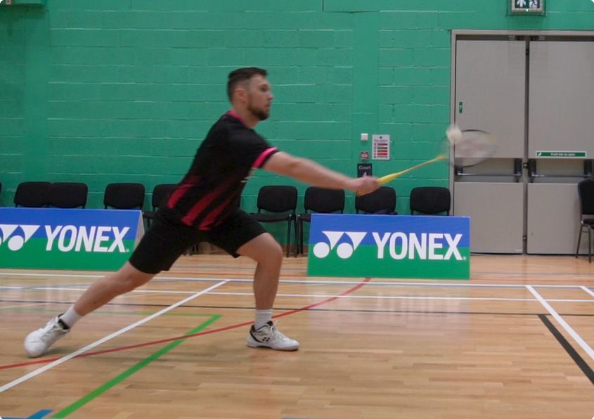 David Badminton Action